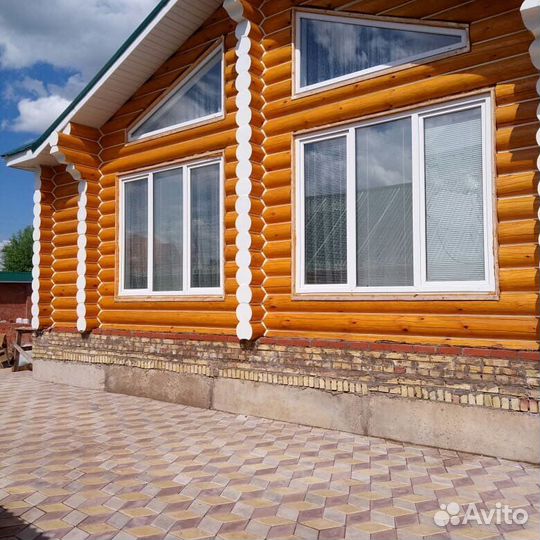 Герметизация, шлифовка, покраска, деревянных домов