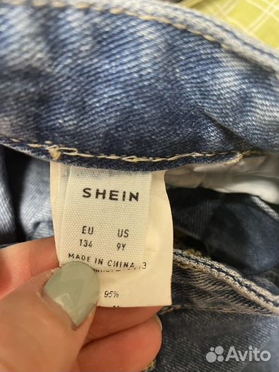 Джинсы укорроченные для девочки 134