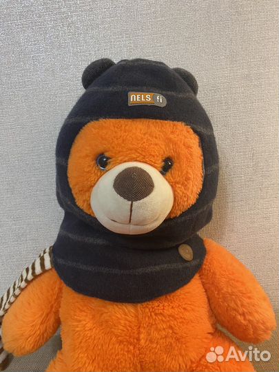 Тёплая детская шапка шлем зимняя Nels