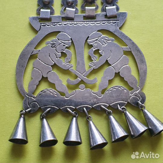 Серебряное колье Чили