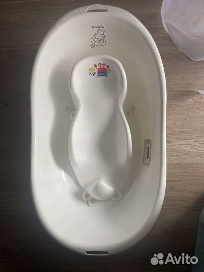 Детская ванночкас горкой