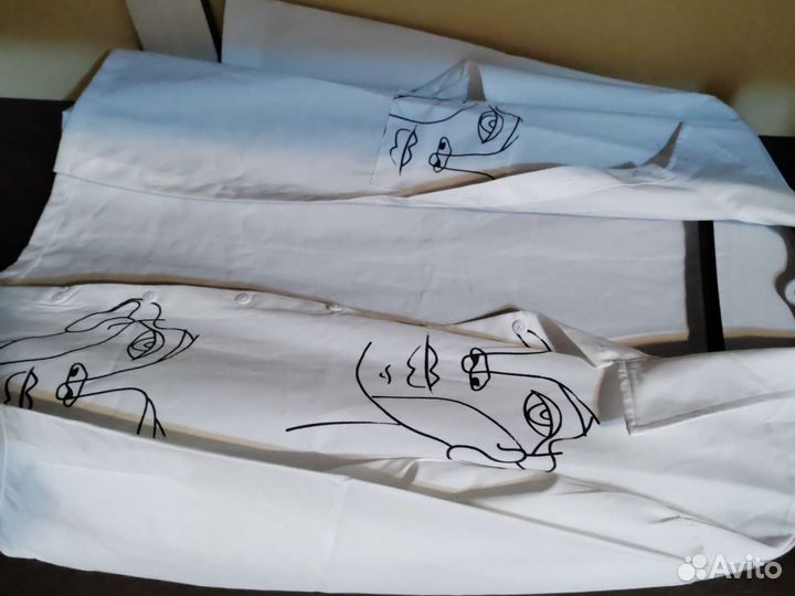 Рубашка с принтом