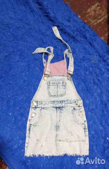 Сарафан джинсовый на девочку