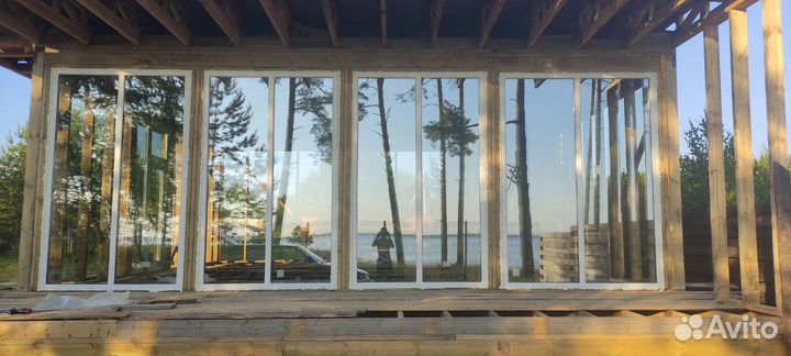 Панорамные окна, остекление Террас и Веранд