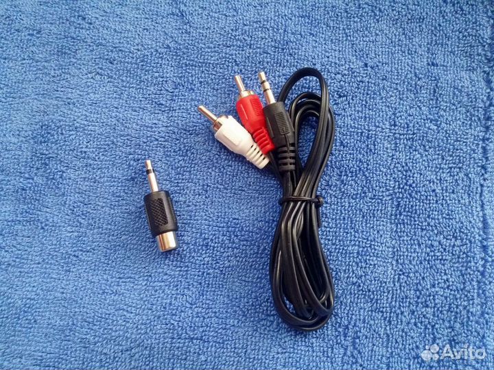 Переходник mini-jack (3,5 мм) rca (тюльпан)