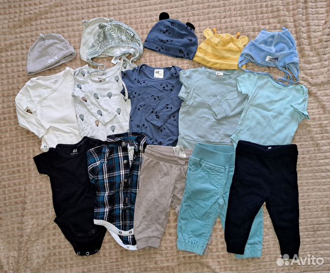 Вещи пакетом на мальчика 62-68