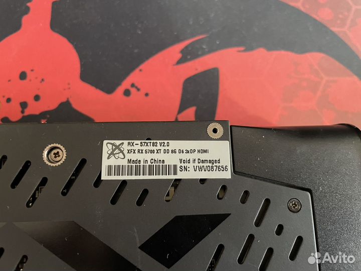 Видеокарта RX 5700 XT 8gb