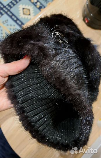 Шапка норковая женская