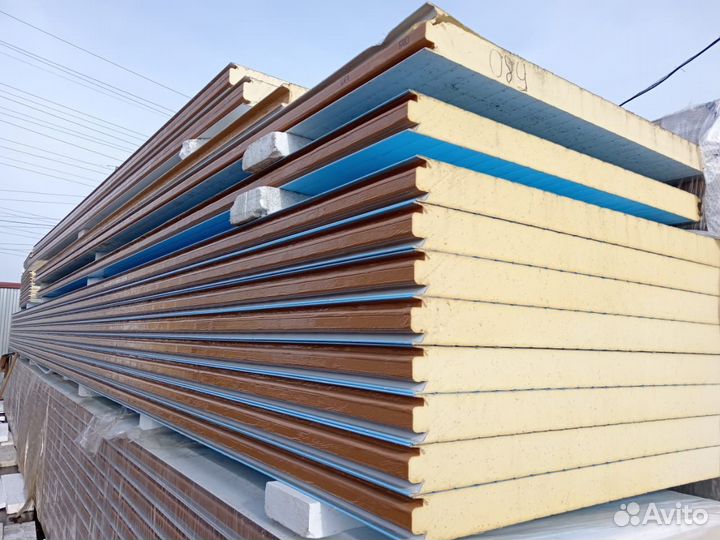Сэндвич панели 30000 м2 в наличии