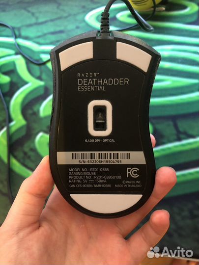Кастомная мышь razer deathadder esental