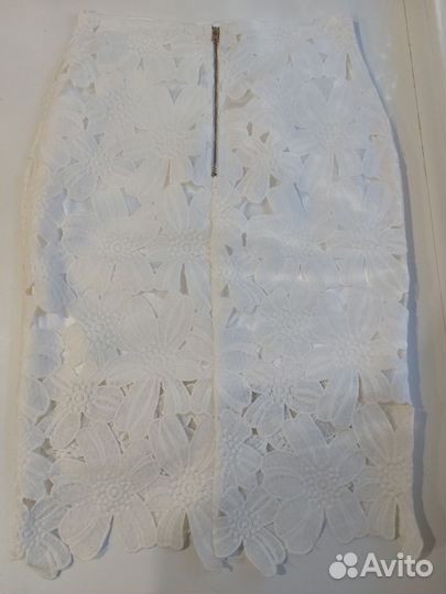 Юбка карандаш кружевная Shein Новая