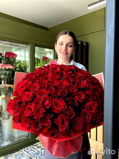 Букет роз 21 роза с доставкой