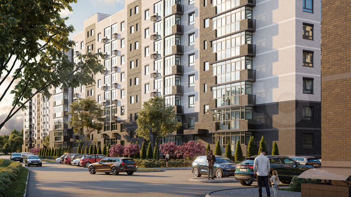2-к. квартира, 71,4 м², 2/8 эт.