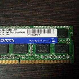 Оперативная память ddr4 4gb