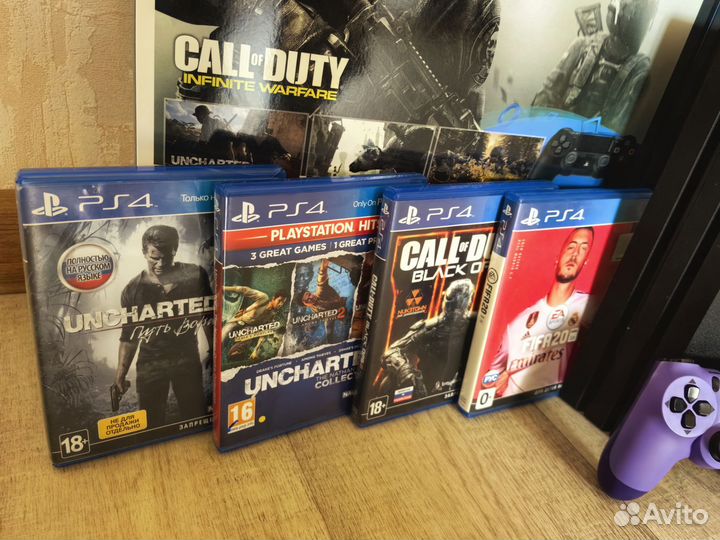PS4 PRO 1TB (7208B) / 2 джостика/ игры