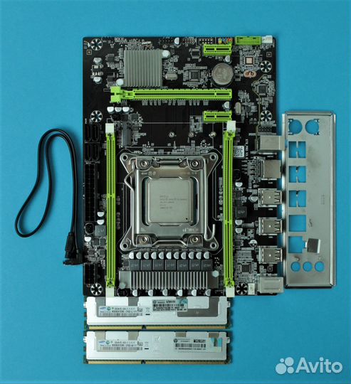 Материнская плата X79 Xeon E5 2650v2 32Gb