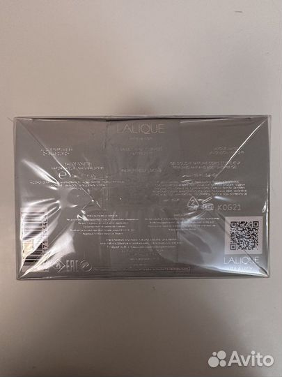 Lalique encre noire, оригинал, набор мужской