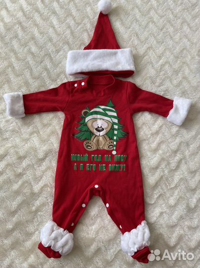 Новогодний костюм для новорожденного
