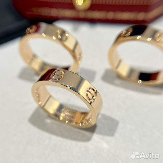 Cartier love кольцо