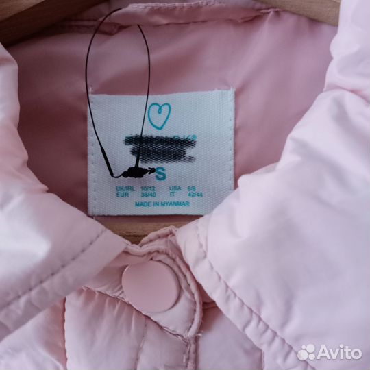 Новая стёганая куртка рубашка оверсайз