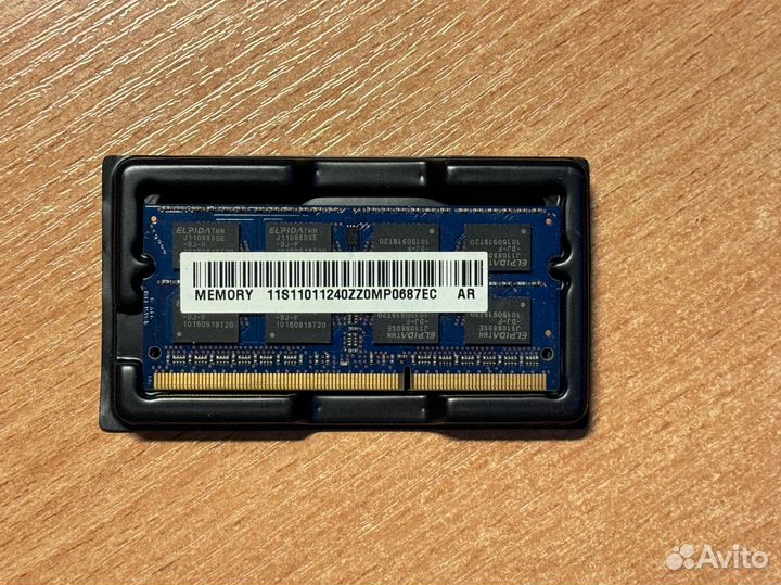 Модуль оперативной памяти DDR3 elpida 2GB