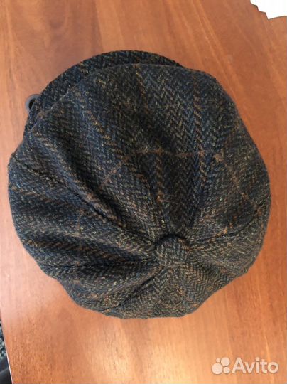 Кепка-восьмиклинка твид