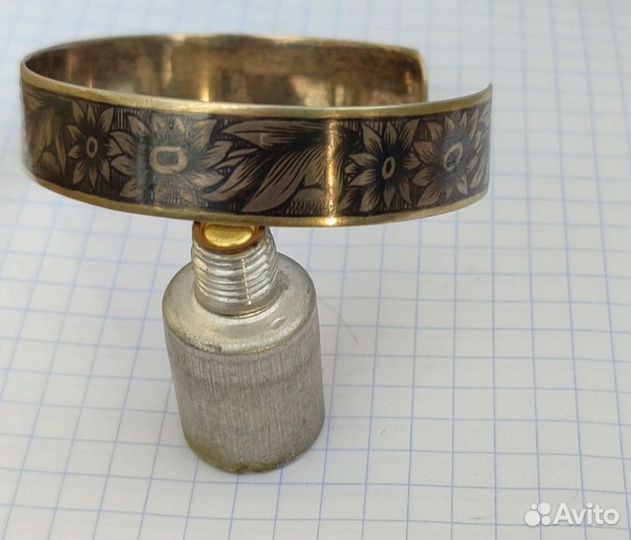 Серебряный браслет СССР 875