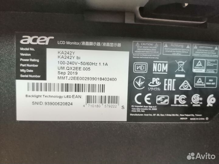 Монитор Acer