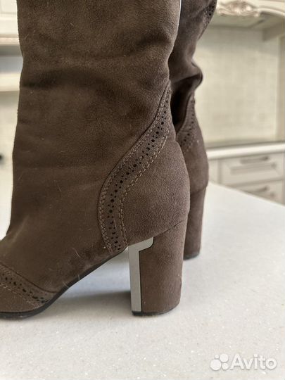 Сапоги замшевые39/40