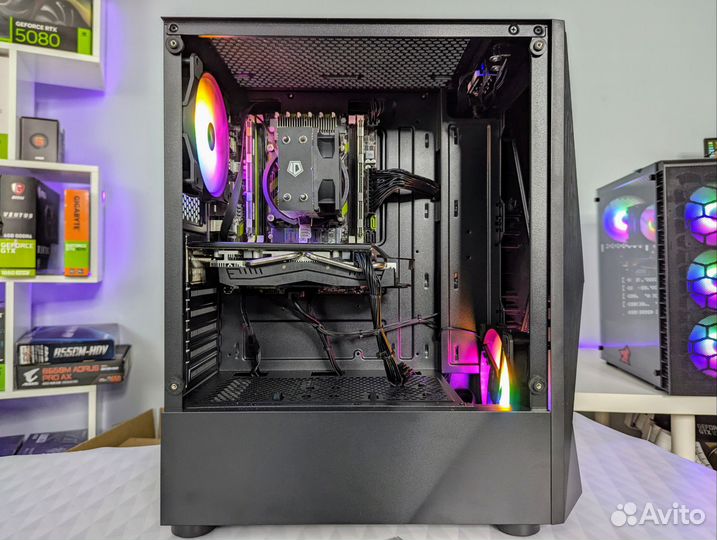 Игровой пк intel 8 ядер, 32gb, m2 256gb, 550w