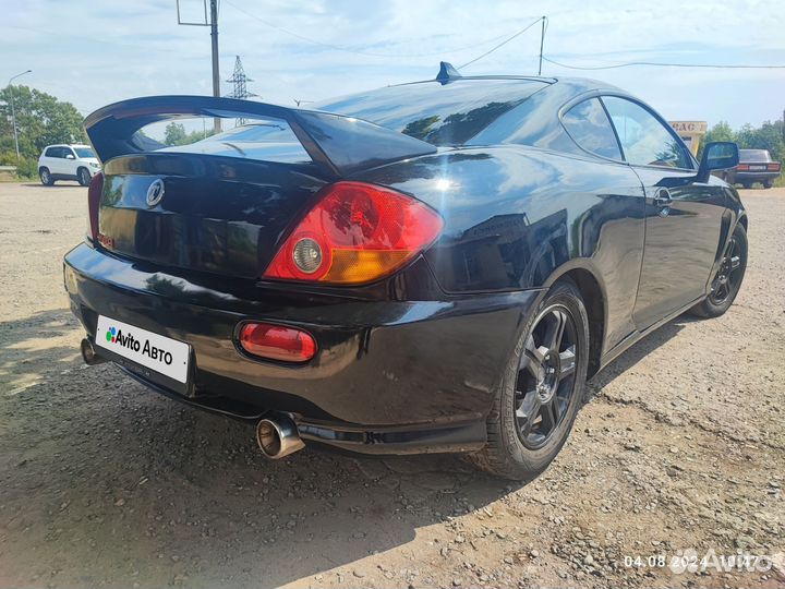 Hyundai Tiburon 2.0 AT, 2003, 250 000 км