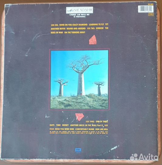 Pink floyd delicate sound OF thunder 1988 2 LP