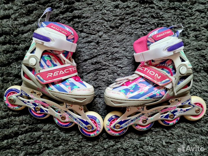 Роликовые коньки детские раздвижные 26-31