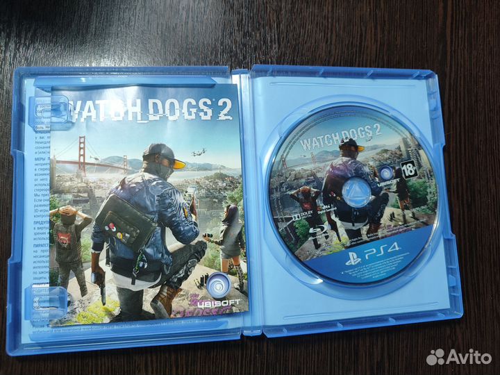 Диски на ps4 watch dogs 2