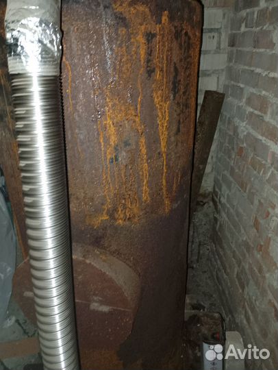 Печь для бани из 800 трубы