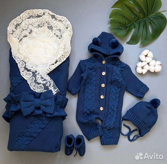 Комплект на выписку для мальчика весна