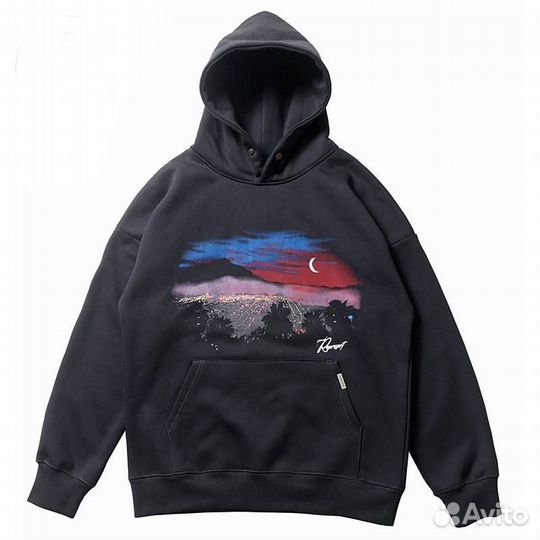 Худи Represent Beverly Hills темно серое