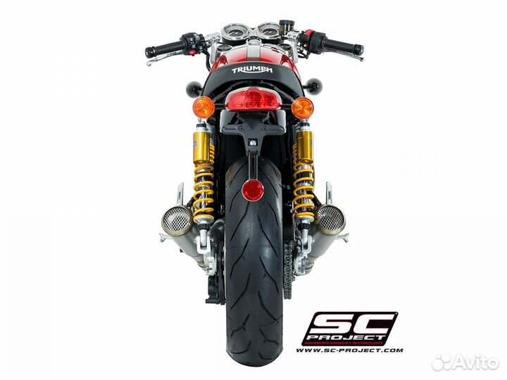 Triumph thruxton 1200 Глушитель SC Project