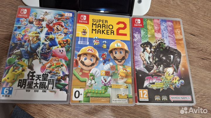 Nintendo switch oled с играми