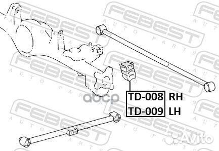 TD-009 отбойник амортизатора заднего Toyota La