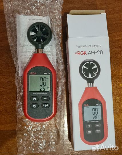 Термоанемометр RGK AM20