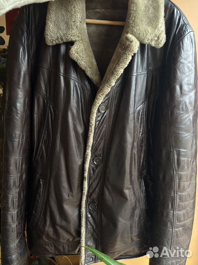 Куртка дубленка натуральная кожа и мех
