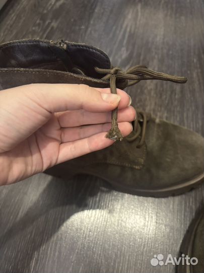Ботинки зимние женские 39 натуральная замша