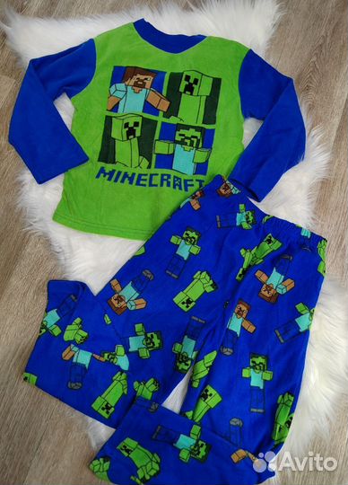 Пижама халат детский Minecraft