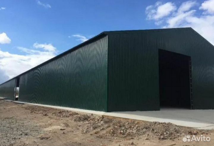 Строительство ангара гаража склада под ключ