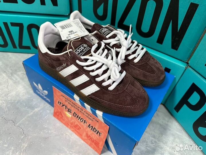 Adidas Spezial Brown Chocolate замшевые коричневые