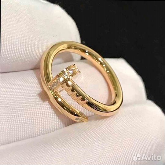 Кольцо Cartier Гвоздь золото 0,1ct