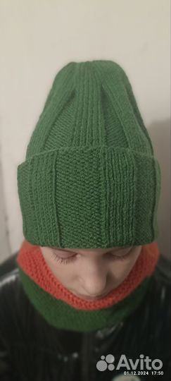 Шапка зимняя для девочки 50 52