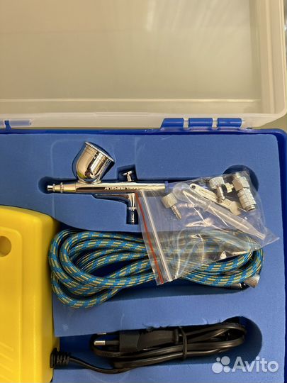 Аэрограф с компрессором для моделирования