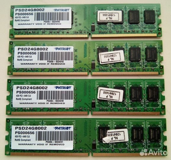 DDR2 4GB 800MHz для Intel и AMD Пк